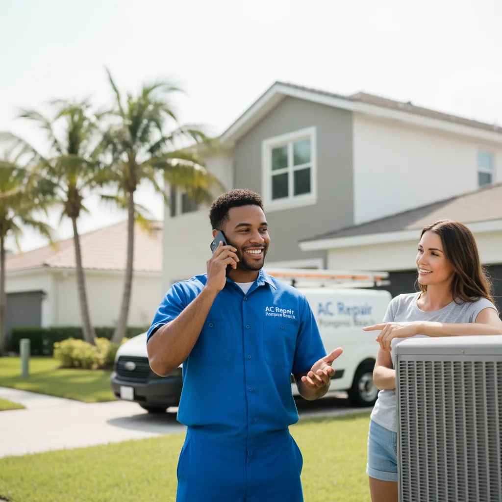 AC Repair Pompano Beach customer support in Boulevard
